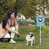 Beware Of Dog Signs For Fence,Warning Signs For Property,Dog On Premises Sign Metal,Dog On Property Sign Funny Signs For Dog Lovers 10x7 Inches